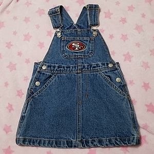 Reebok NFL Denim Overall Jumper